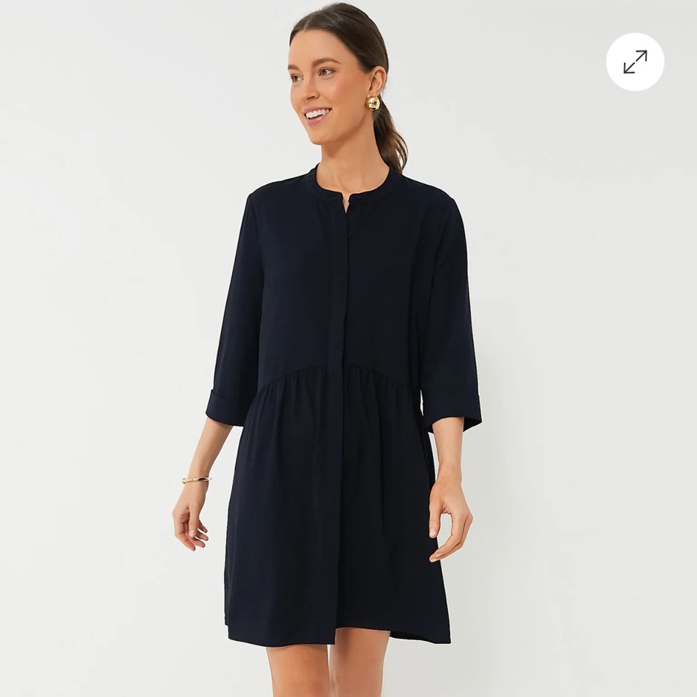 Tuckernuck size medium Navy Royal Shirt Dress used condition